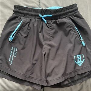 Baseball Lifestyle 101 - YL Blue Athletic Shorts